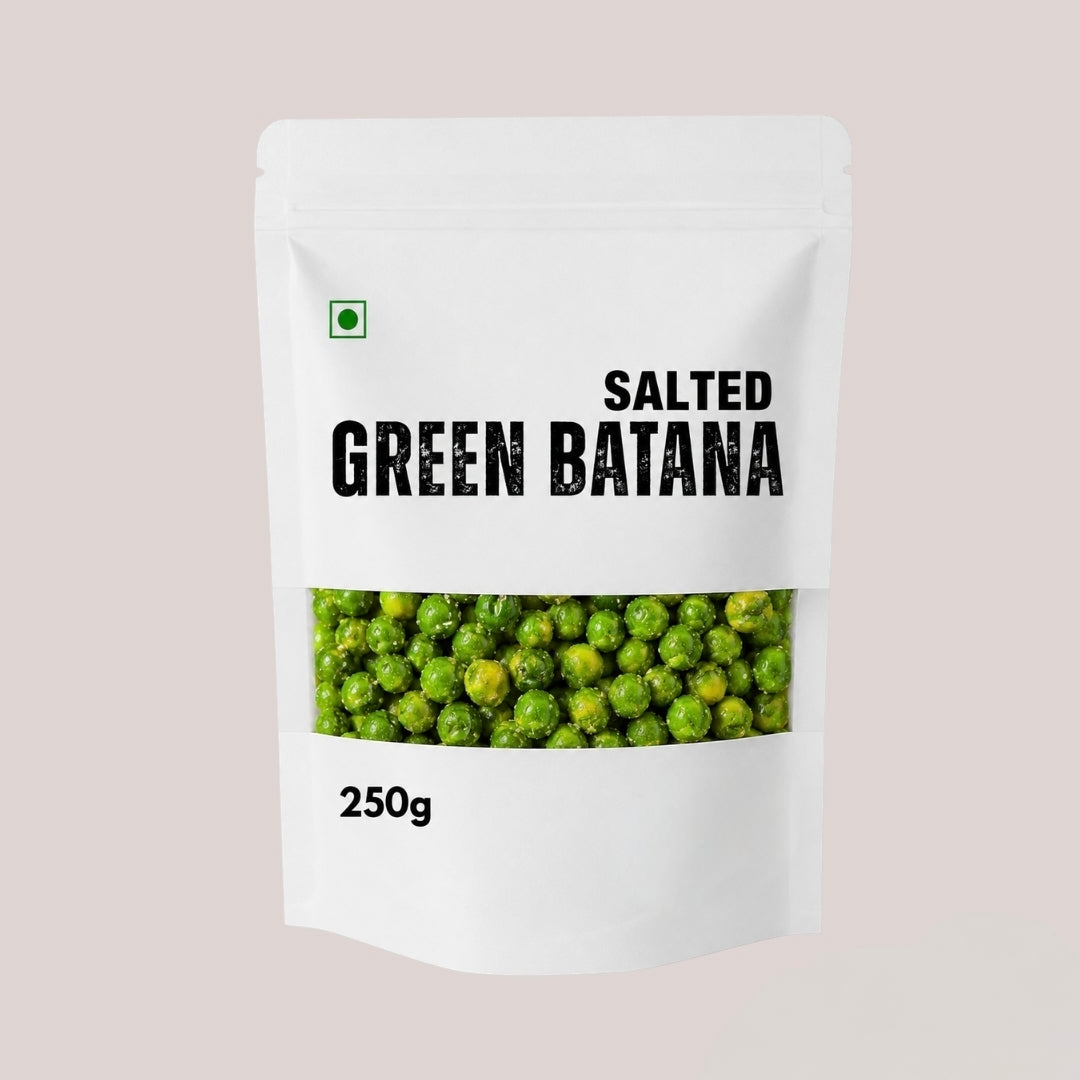 Salted Green Batana | Crispy Green Peas Snack 250g – Premium Namkeen